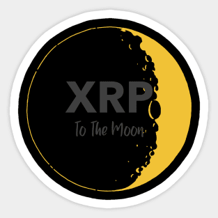 XRP To The Moon Sticker